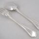 Cailar Bayard, 12 dessert spoons, 24 pieces model Contours.