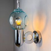 Toni Zuccheri drop shaped wall sconce, Murano glass, Italy, circa 1970s
