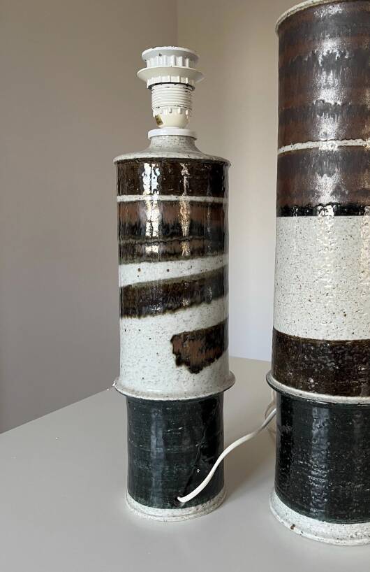XL Inger Persson Table Lamp, Ceramic, Rörstrand Atelje, 1960s