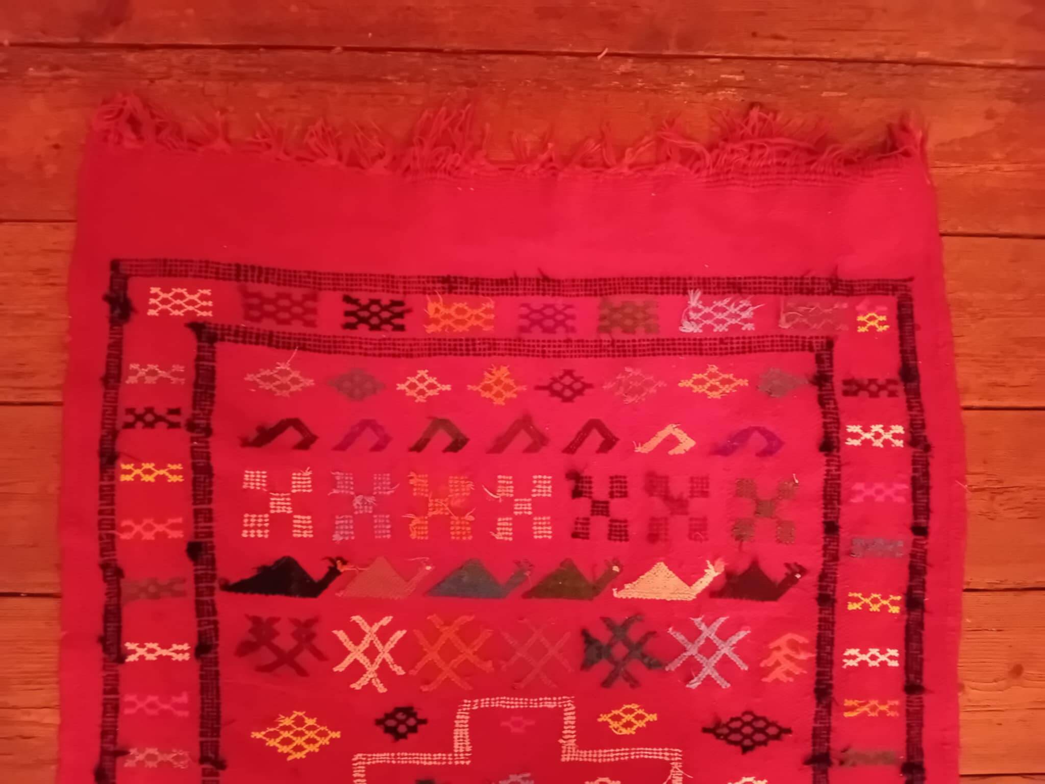 Handmade Berber Kilim 153x93cm