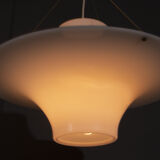 Sky Flyer pendant made of white acrylic, designed in 1959