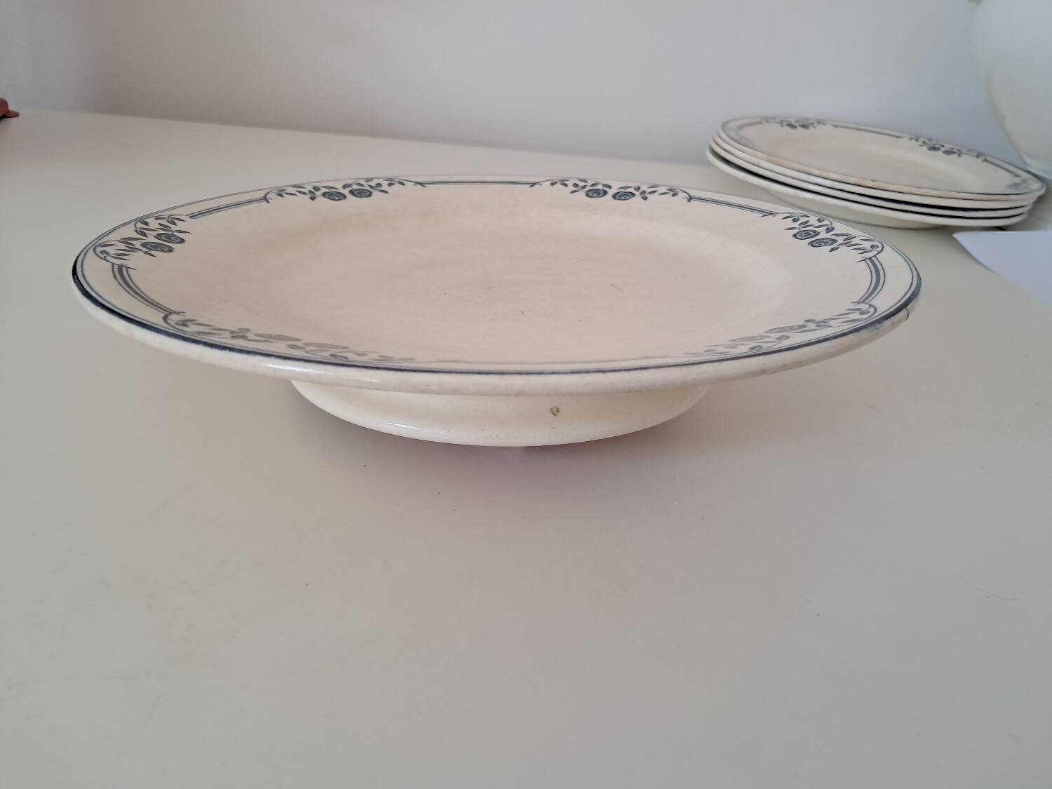 Shower foot plate, Saussure Salins EC Terre de fer