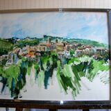 Village de provence by pierre letellier (1928)