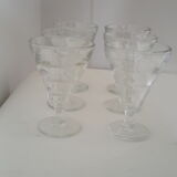 6 glasses of bistro early 20th