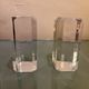 Ritts bookends, astrolite lucite, 1970s
