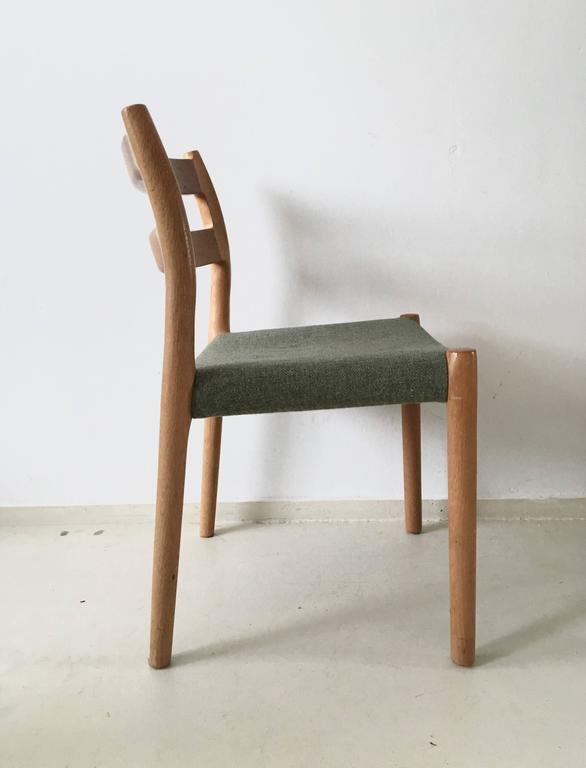 Pair of chairs by JL Moller for Hojbjerg Denmark 1960s teak