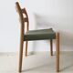 Pair of chairs by JL Moller for Hojbjerg Denmark 1960s teak
