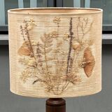 Large vintage 70s herbarium lamp