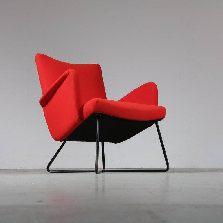 1950s Unique lounge chair in the style of Grete Jalk, Denmark