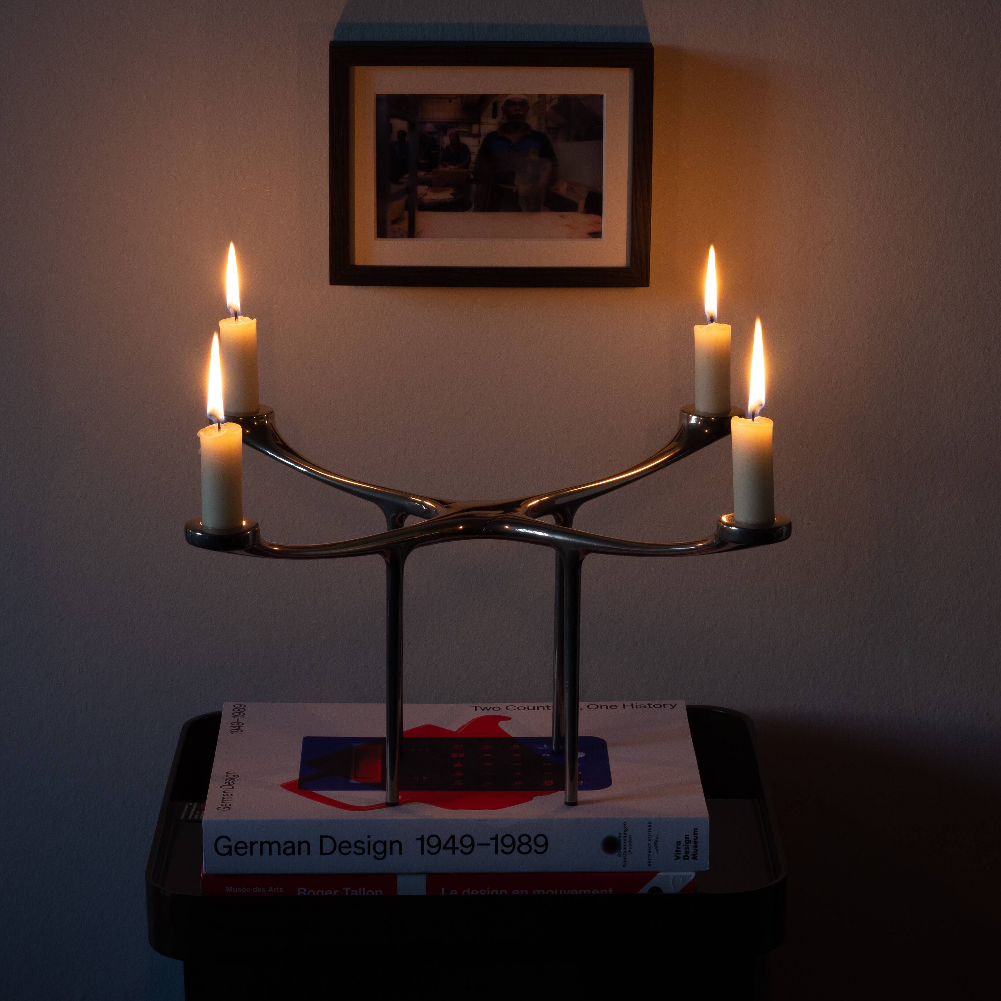 Four-arm candle holder⎮Charles Wilson for Menu ⎮Denmark ⎮2007