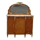 Très ancien buffet Louis XVI avec marbre, miroir et bronze