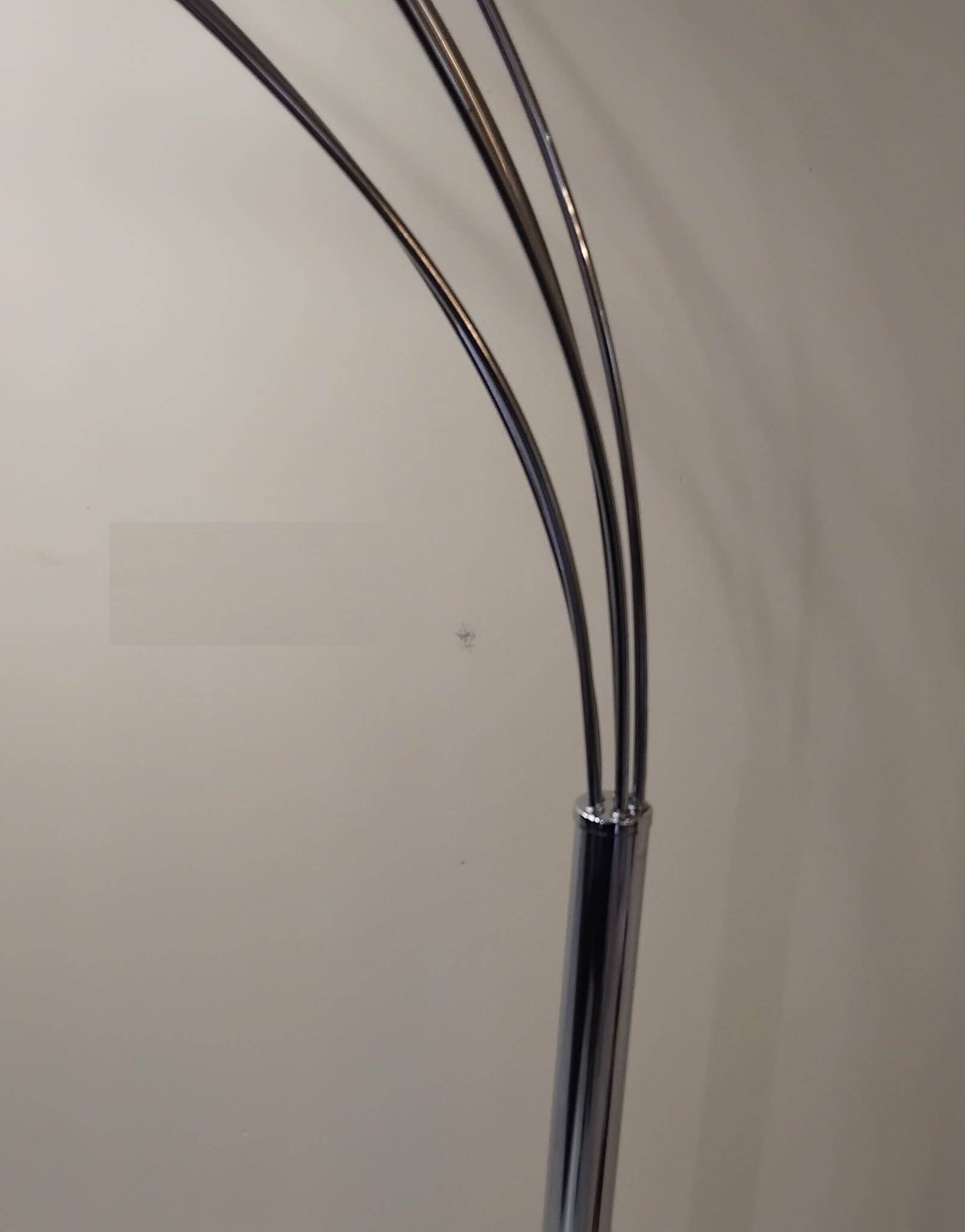 1970s five-armed floor lamp