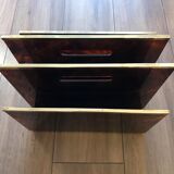 Door reviews brass and fake tortoiseshells Maison Mercier 1970