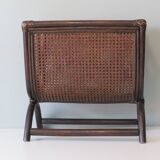 Vintage bamboo and cannage magazine holders, Italy 1960