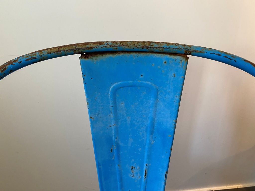 Authentic metal chair tolix by Xavier Pauchard vintage industrial 1950 n3