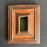 Old wooden frame for miniature, reliquary