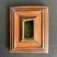 Old wooden frame for miniature, reliquary
