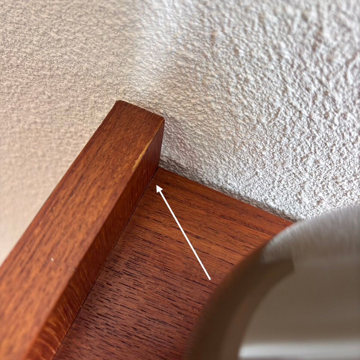 Vintage Danish secretary teak