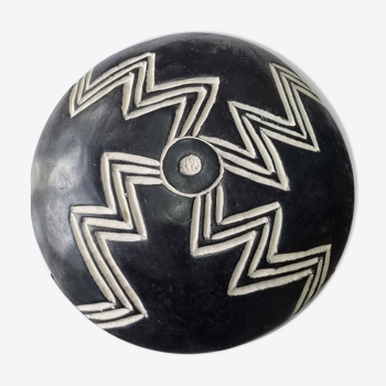 Traditional Round Shield Bamileke