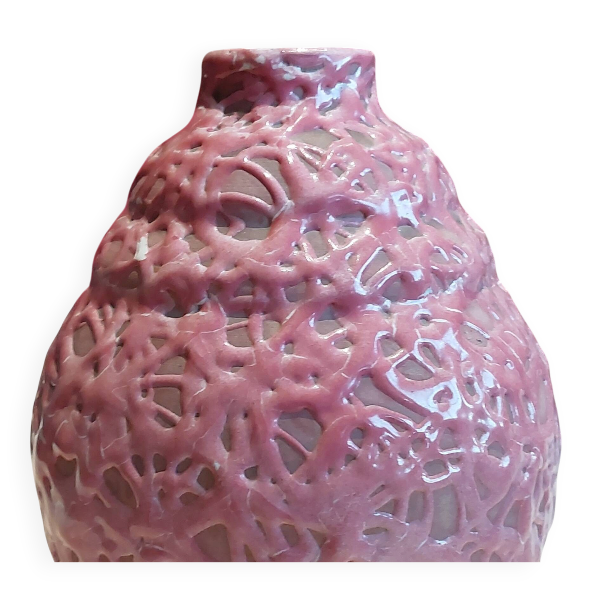 Art Deco vase from the Charentaise Faïencerie