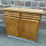 Buffet bas mado en pitchpin vintage 1950