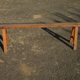Pair of cherry farm benches