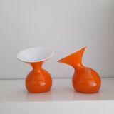 Lulu vase duo from Asa Selection Germany orange