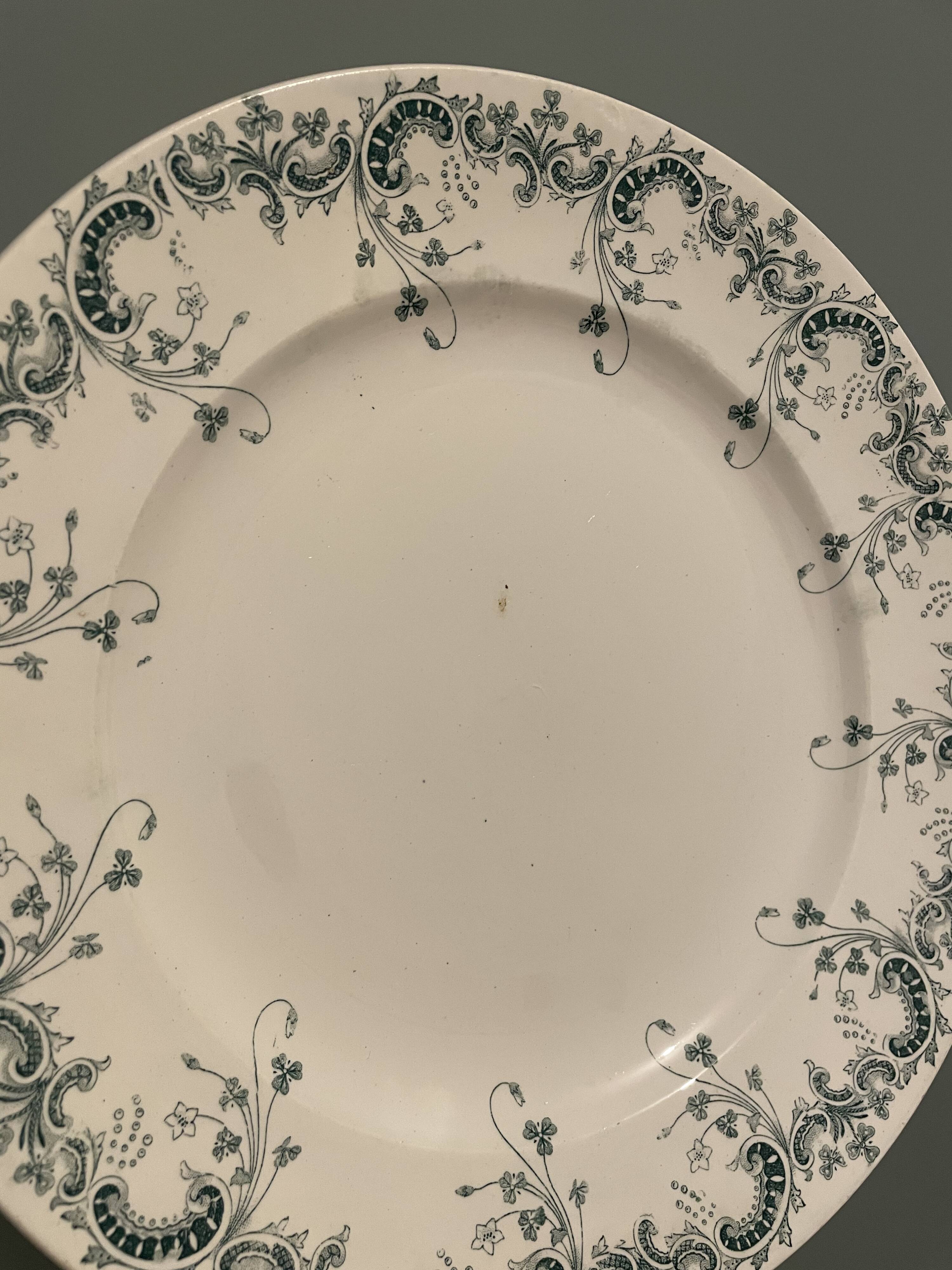 Set of two round dishes Iron Earth, Byzantine model