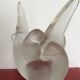 Lalique flower spike vase