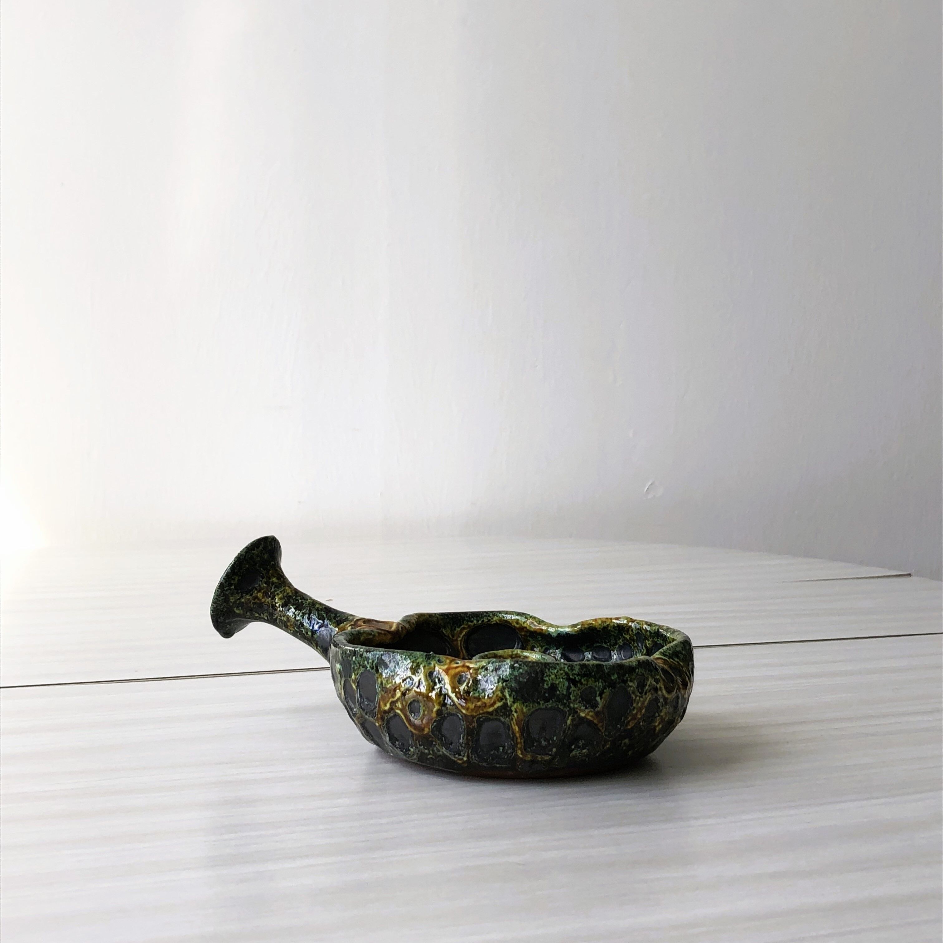 Colorful lava candle holder