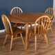 Blonde Ercol 384 Windsor Drop Leaf Table And Four 4 Model 400 Kitchen Chairs