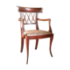 English colonial armchair in mahogany