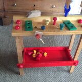 Child wooden workbench