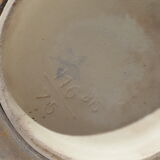 Navy blue sandstone liqueur jug