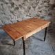 French vintage kitchen/desk table, extendable, 1930s
