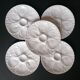5 oyster plates in pillivuyt white porcelain