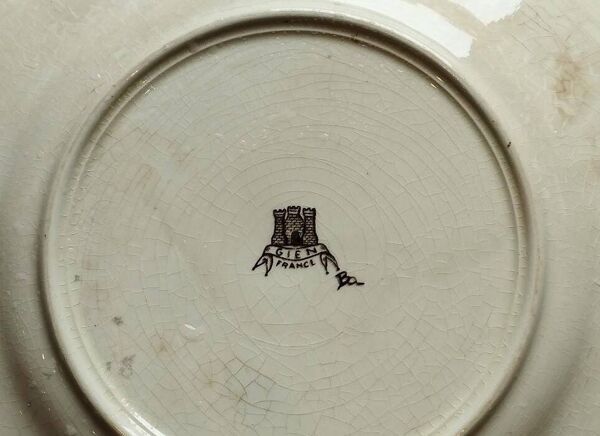 Assiette de Gien - Service Rambouillet