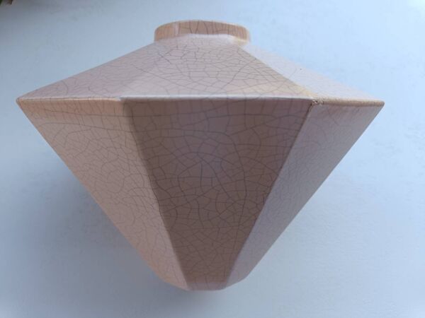 Vase saint Clément céramique craquelée