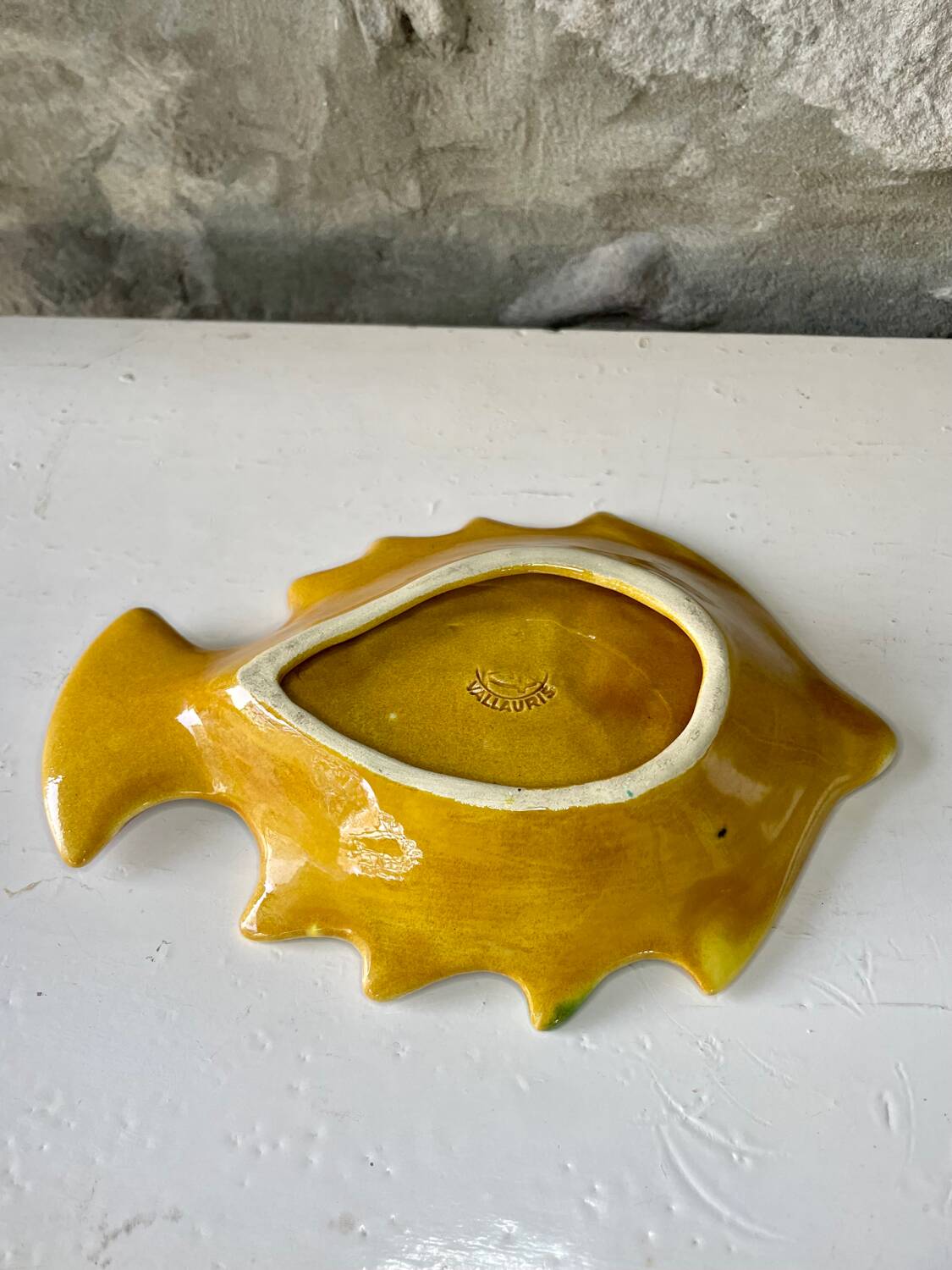 Vintage Vallauris ceramic pocket tray