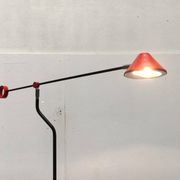 Lampe sur pied postmoderne allemande vintage de Honsel