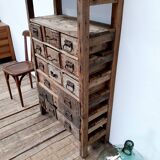 Craft cabinet with drawers