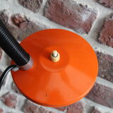 Desk lamp aluminor orange 70's