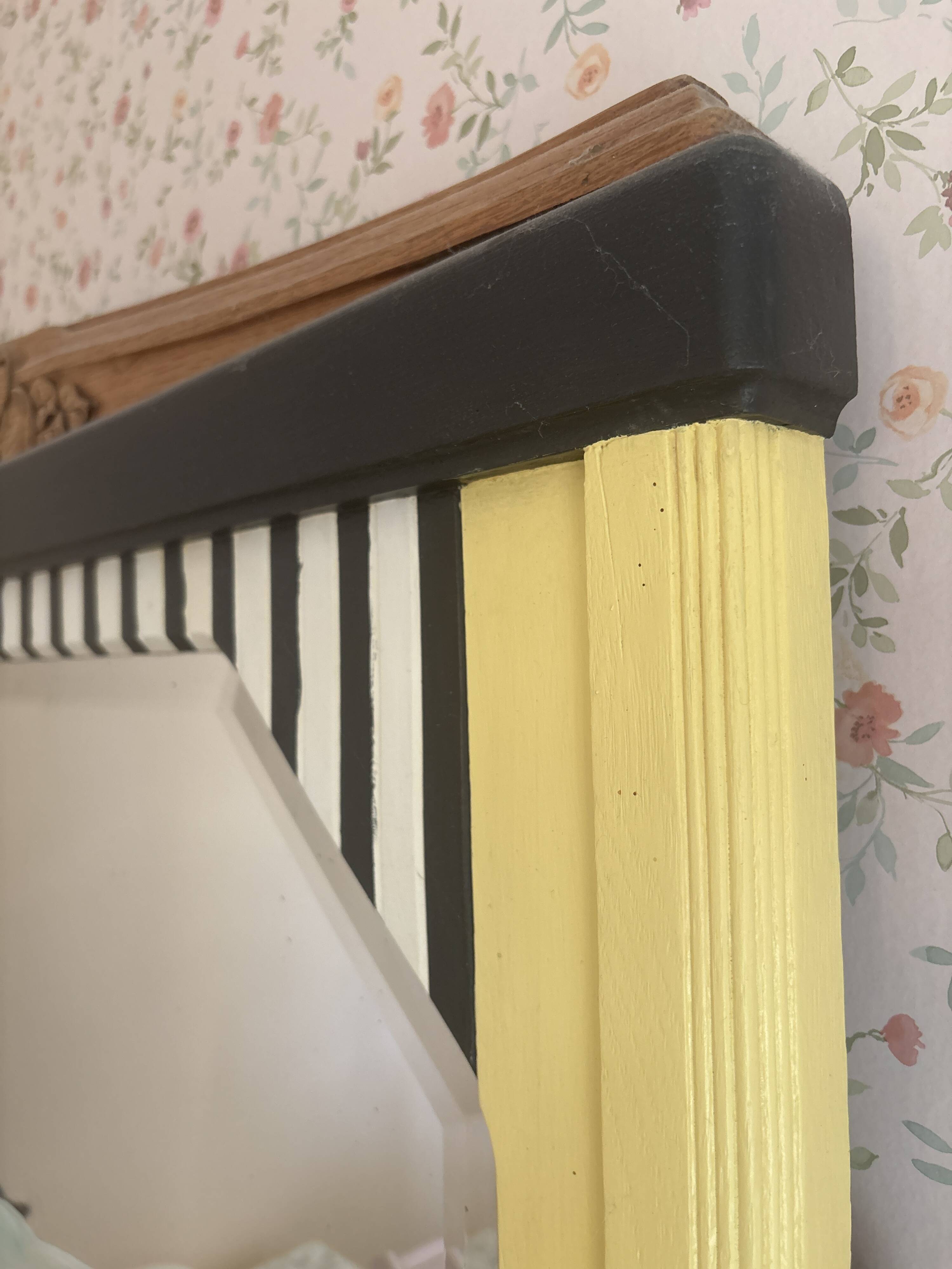 Commode jaune art déco années 20-30
