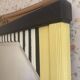 Commode jaune art déco années 20-30