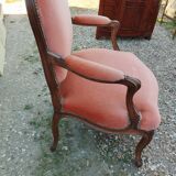 Paire de fauteuils anciens style louis xv