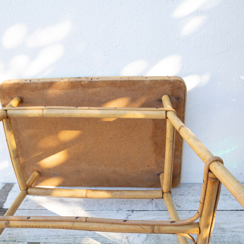 Side table rattan wicker