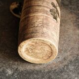 Tubular stoneware vase, dovecote pottery
