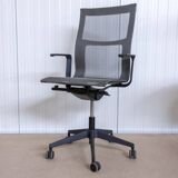 ICF una plus armchair in gray/black mesh