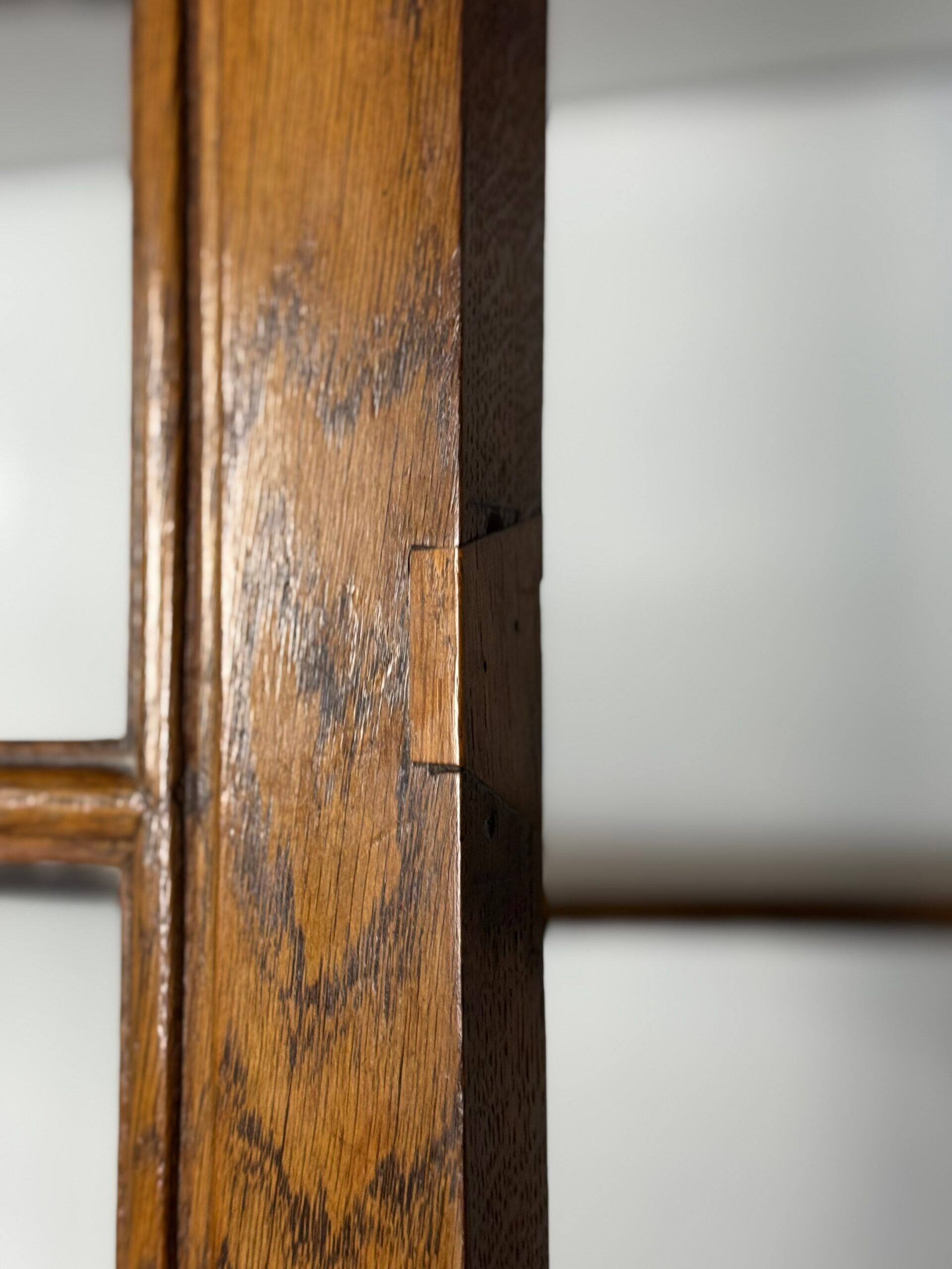 Bookcase buffet cabinet oak Belgian