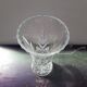 Old vase crystal carved decoration chisled vintage decoration